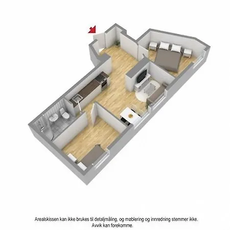 Apartment Modern In Centre Bergen